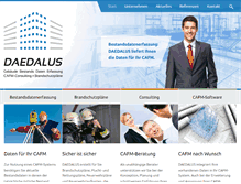 Tablet Screenshot of daedalusgmbh.de